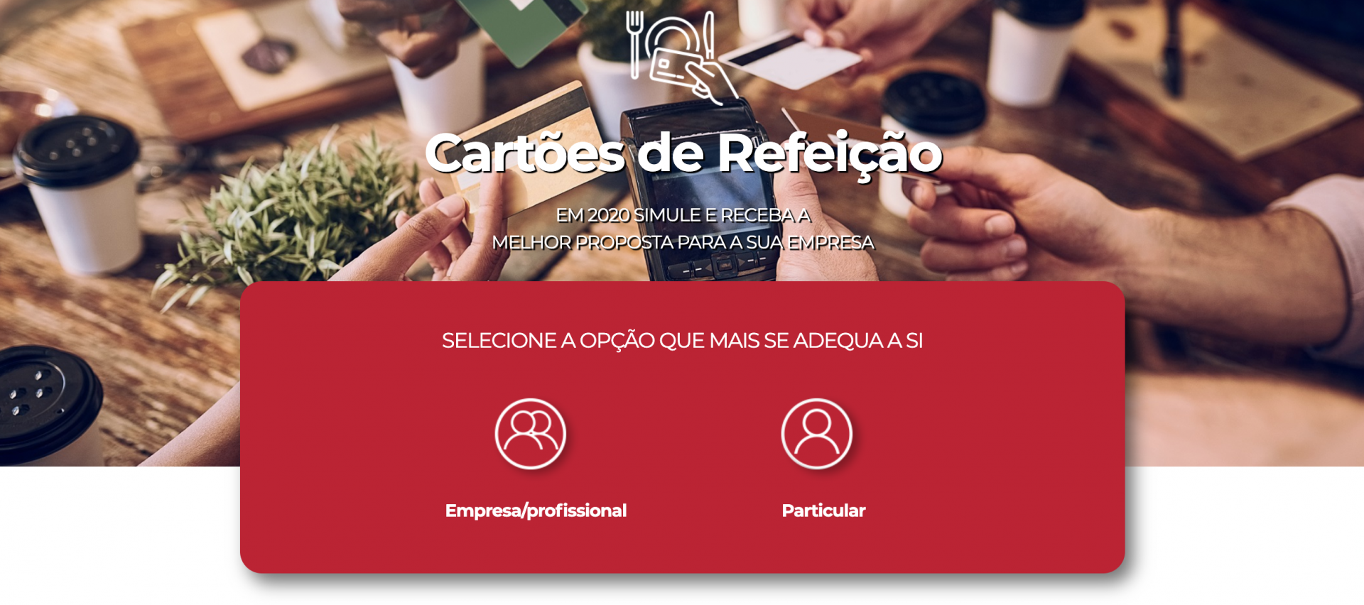 cartão de refeição