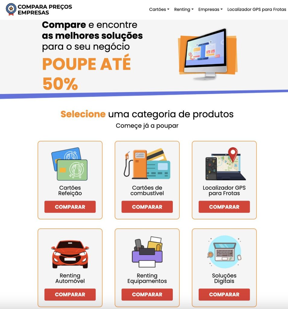 Compara Preços para Empresas